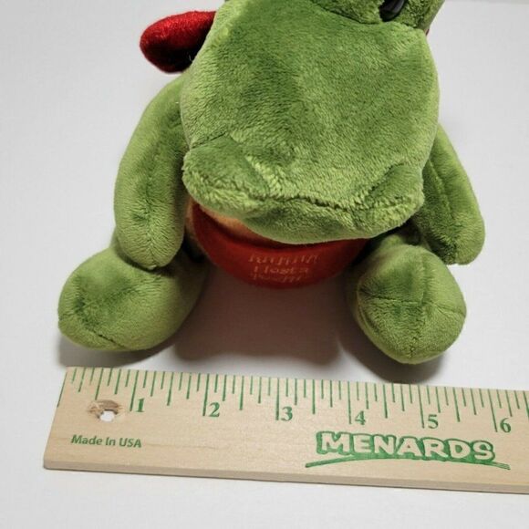 RARE GUND Dragon Plush FIRESWORTH Lost Tooth Stuffed Animal Tooth Fairy Green - Picture 9 of 11